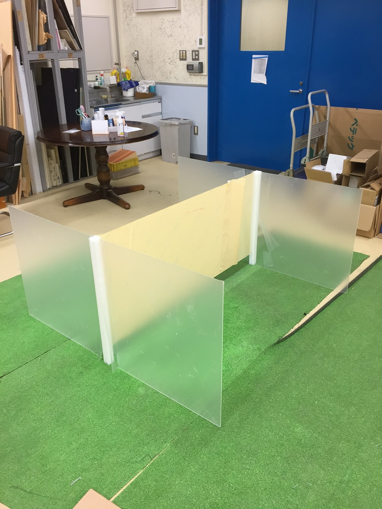 アクリル飛沫防止用パーテーション製作例5
