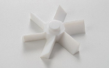 回転軸_PTFE切削加工サンプル